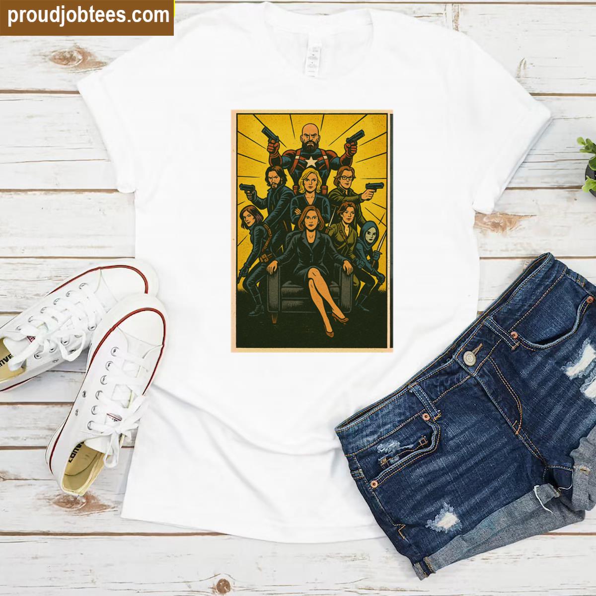 70s Style Anti Heroes Graphic Tee Shirt