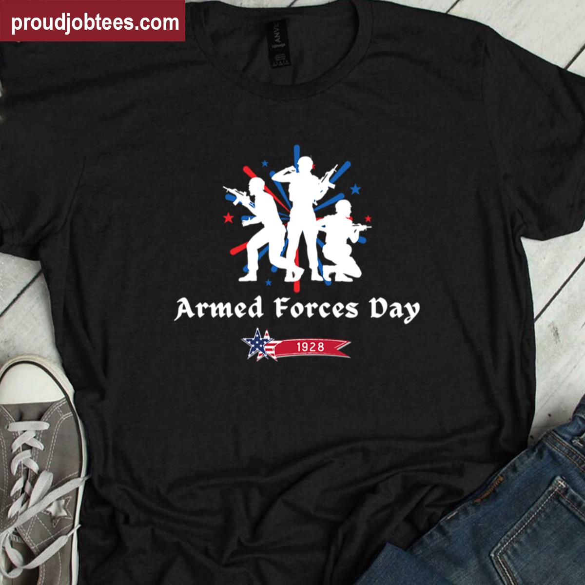Armed Forces Day Military Tribute Tee Shirt