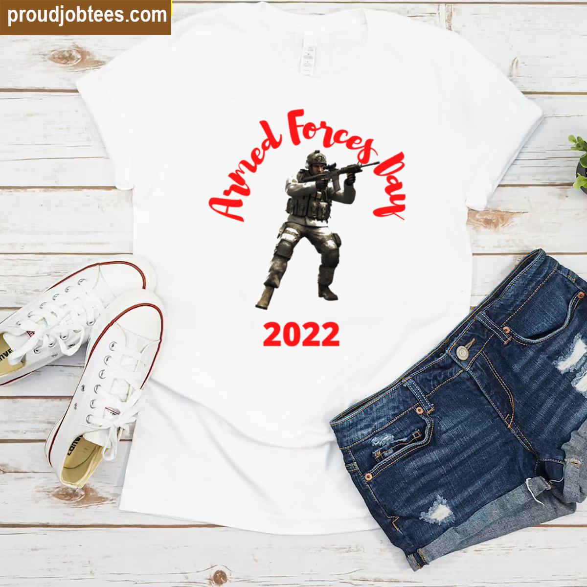 Armed Forces Day Pride Graphic Tee Shirt