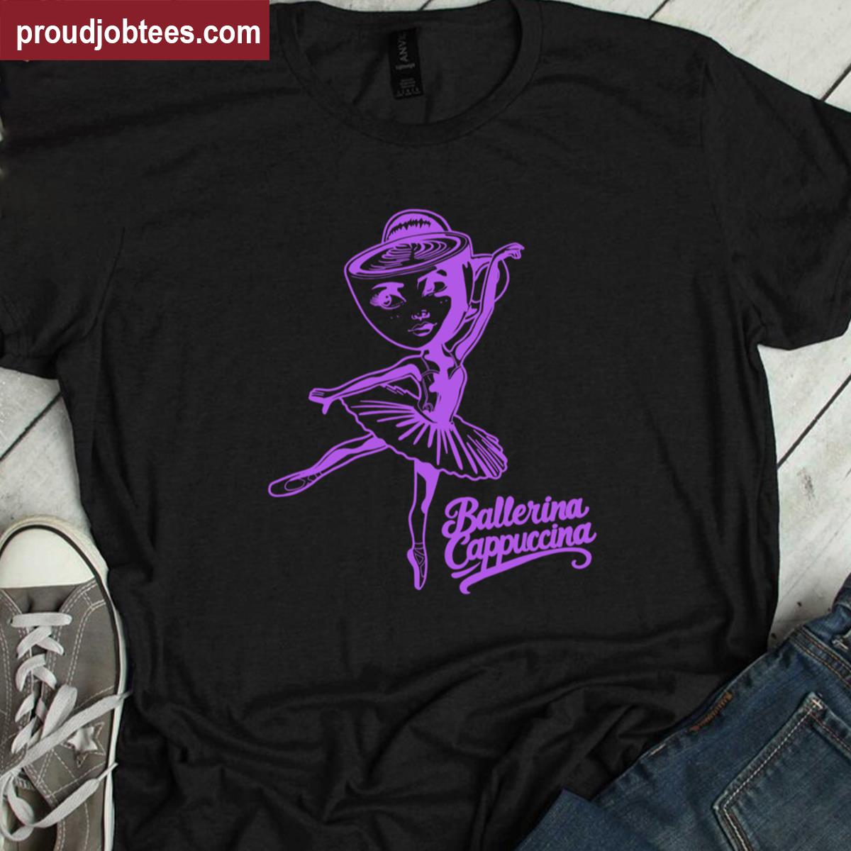 Ballerina Lilac Cute Tee Shirt