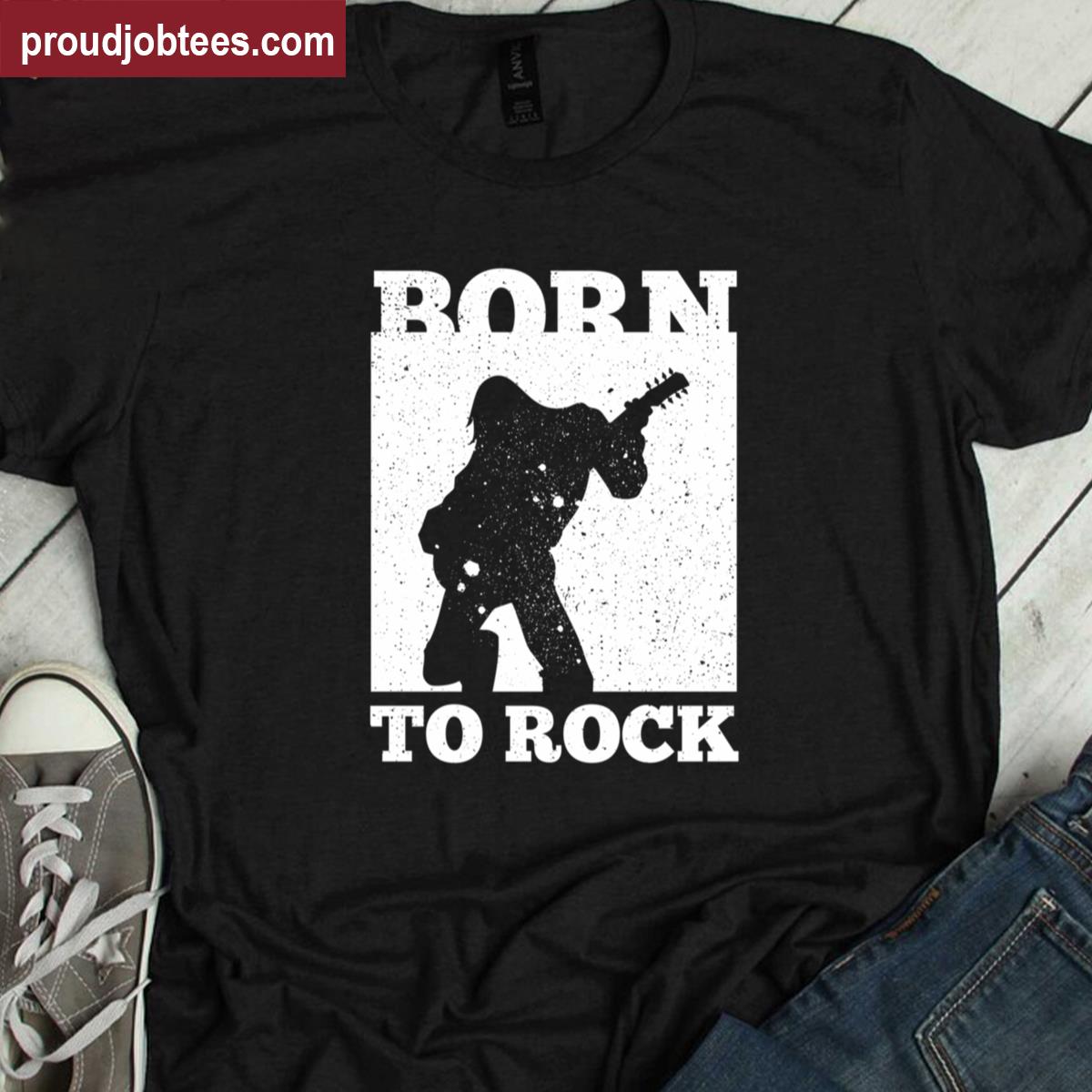 Born To Rock Music Tee Shirt
