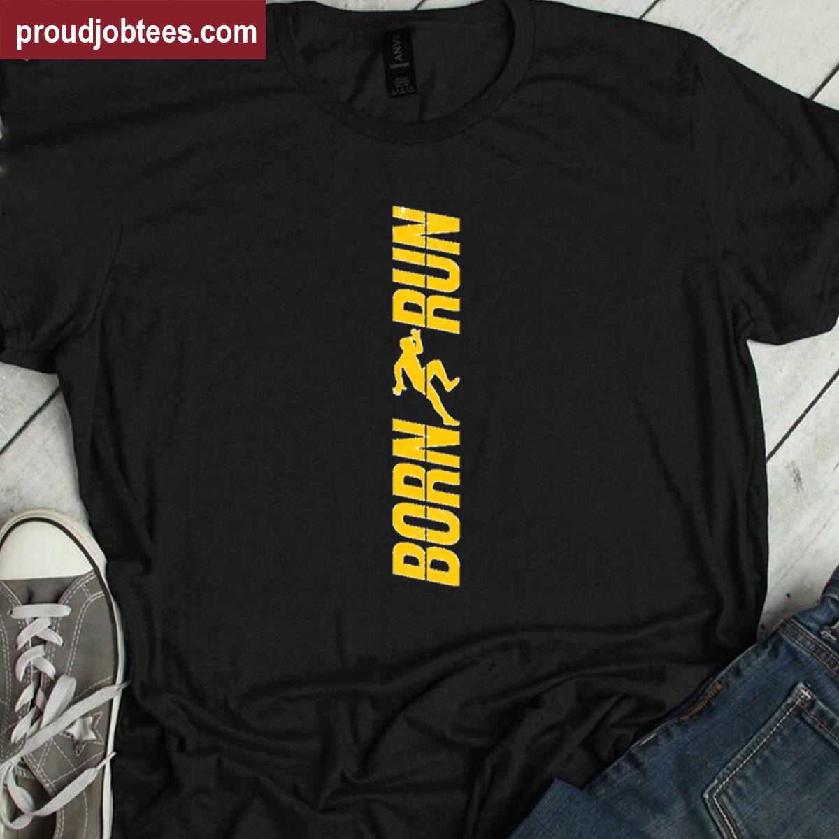 Born To Run Bruce Graphic Tee Shirt