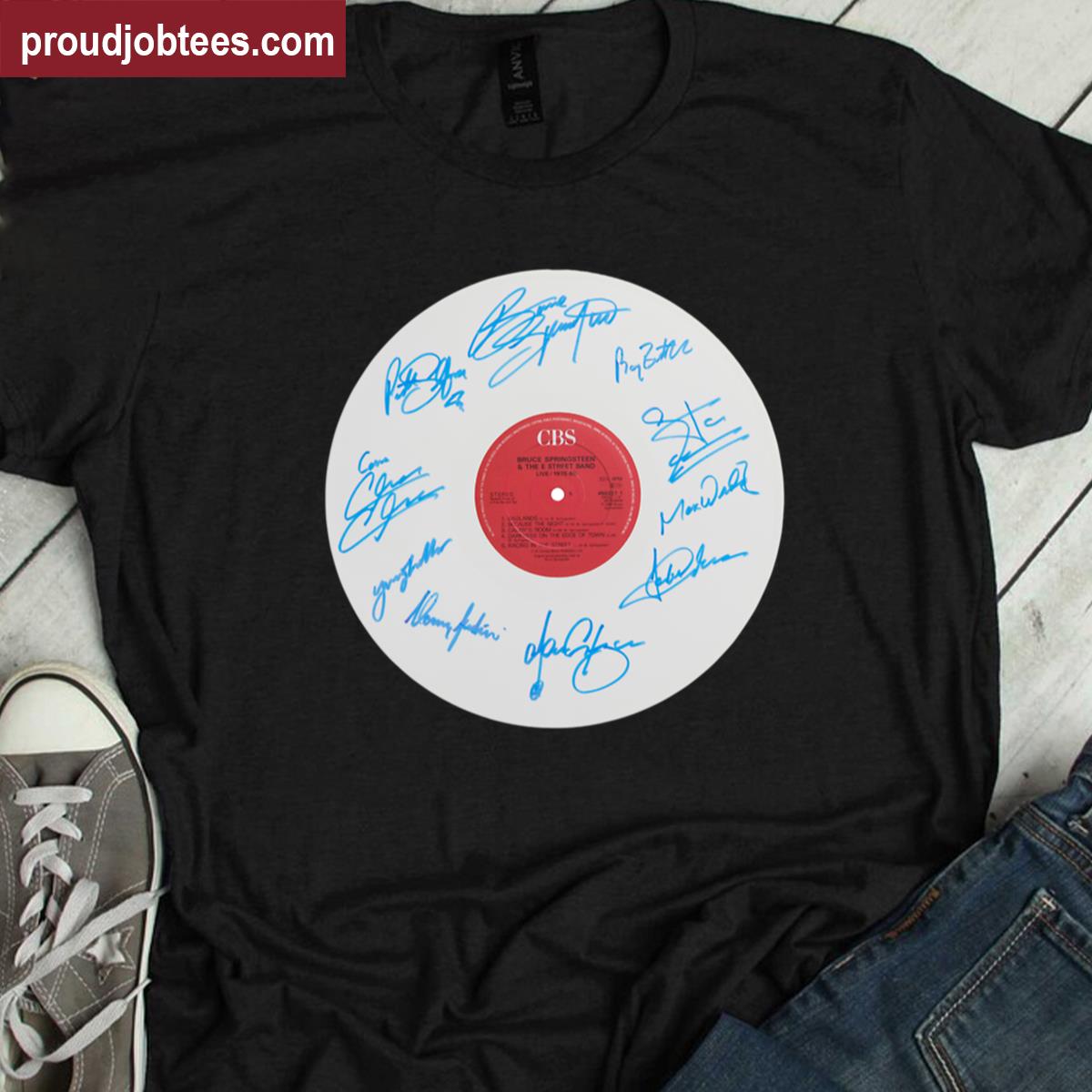 Bruce Springsteen Autographed Tee Shirt