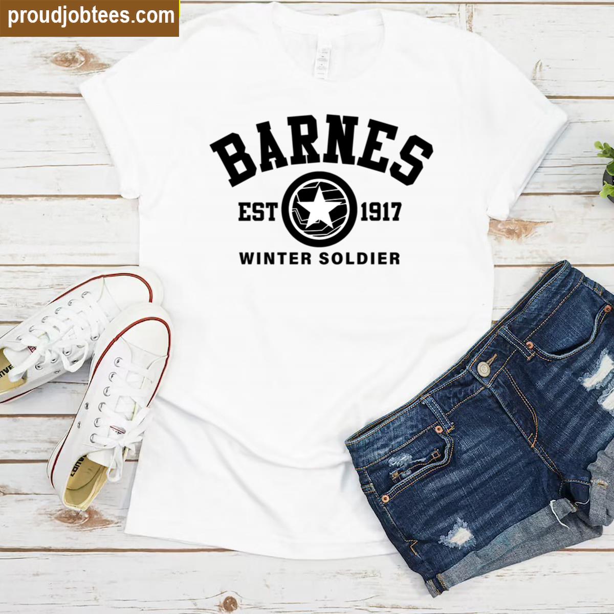 Bucky Barnes Graphic Tee Avengers Fan Shirt