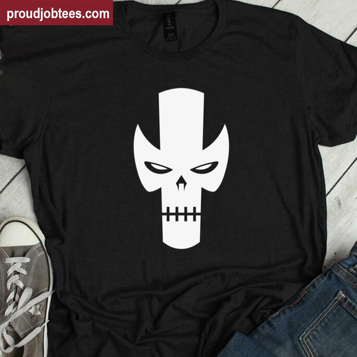 Crossbones Design Graphic Tee Shirt
