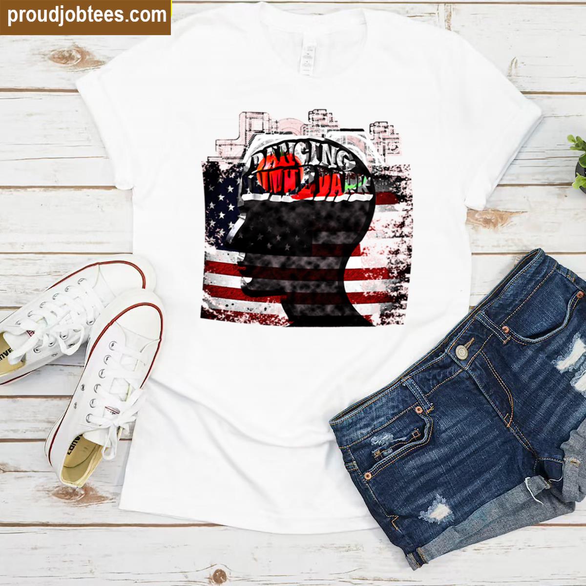 Dancing Dark Graphic Tee Shirt