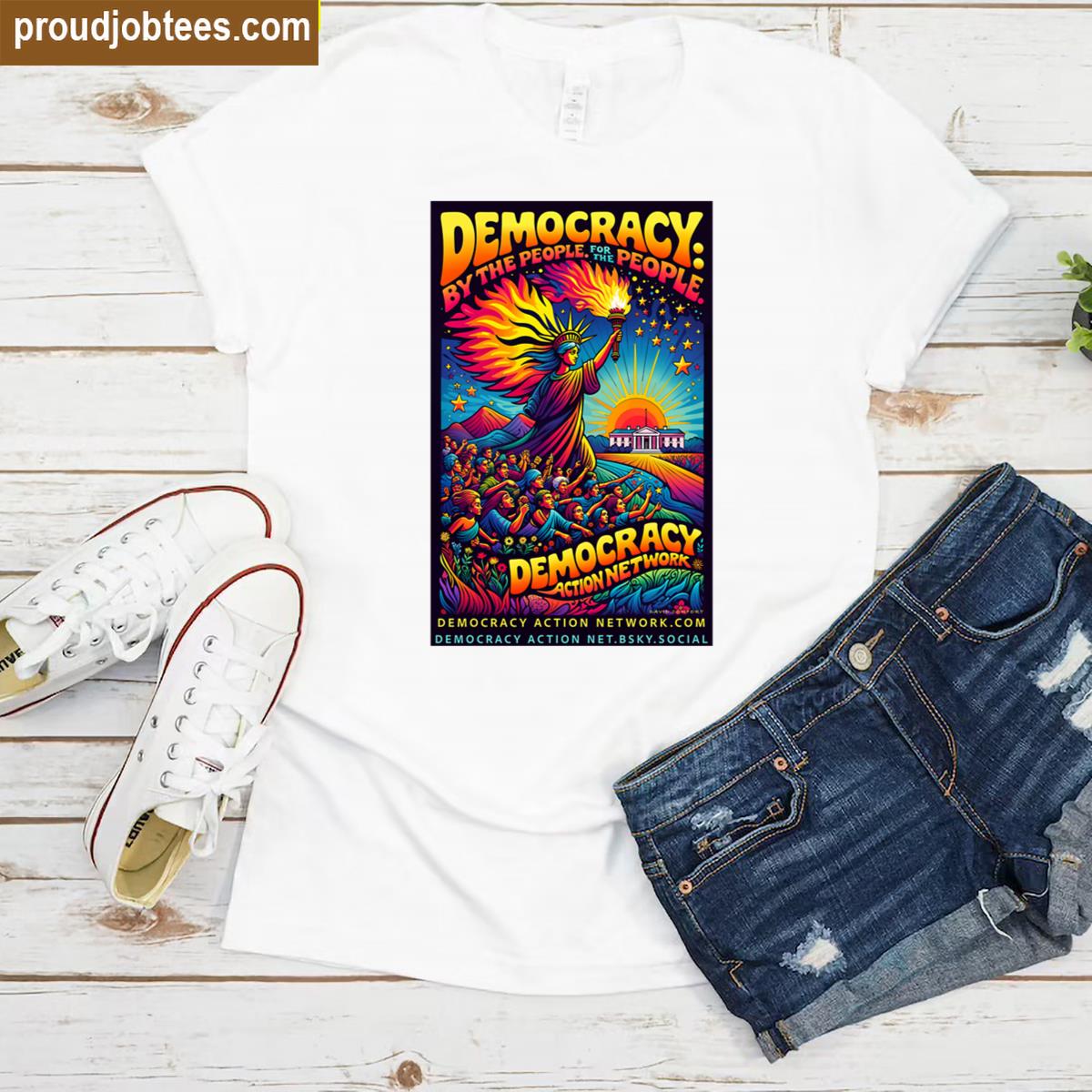 Democracy Oversized Tee Stylish Shirt