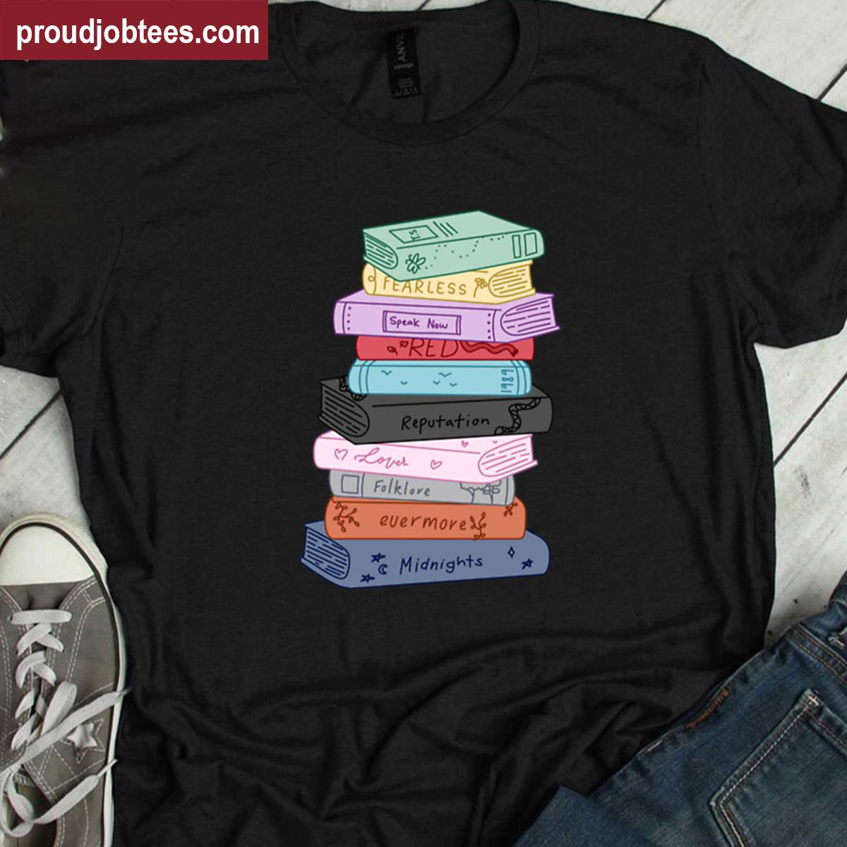 Eras Book Lover Tee Shirt