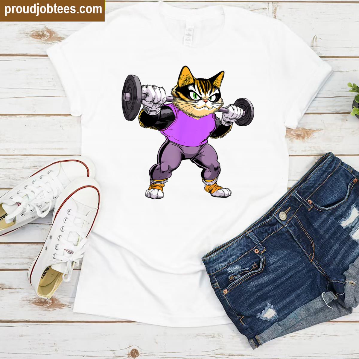 Fitness Cats Gym Tee Shirt