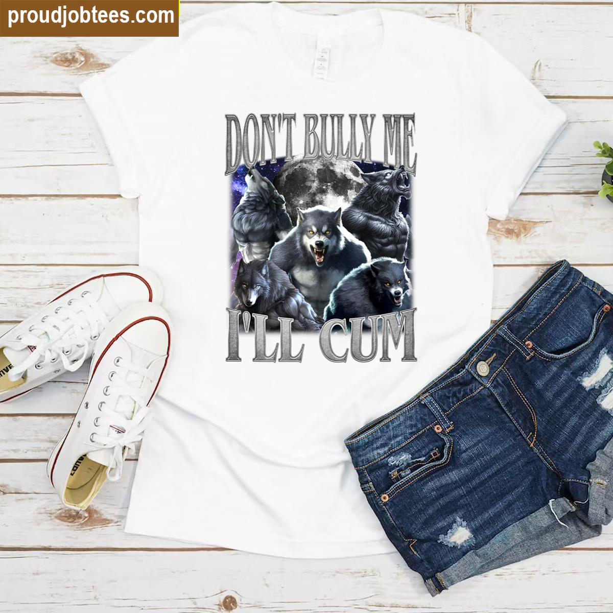 Funny Alpha Wolf Graphic Tee Shirt