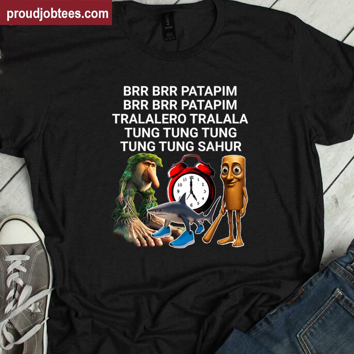Funny Brainrot Meme Tee Shirt