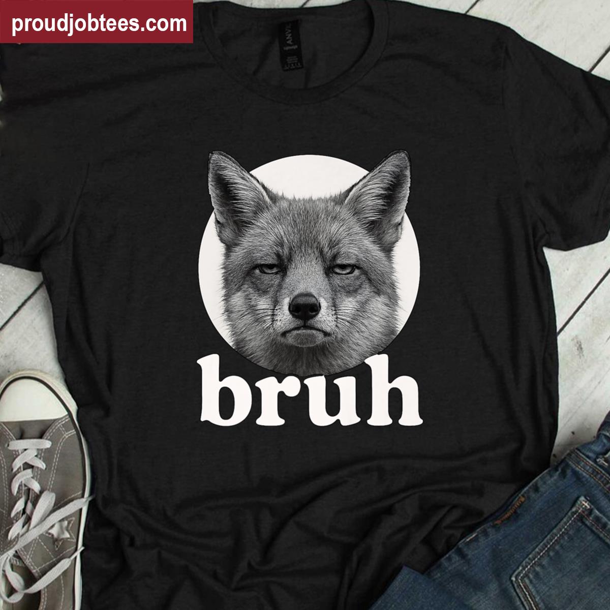Funny Fox Bruh Zoo Day Shirt