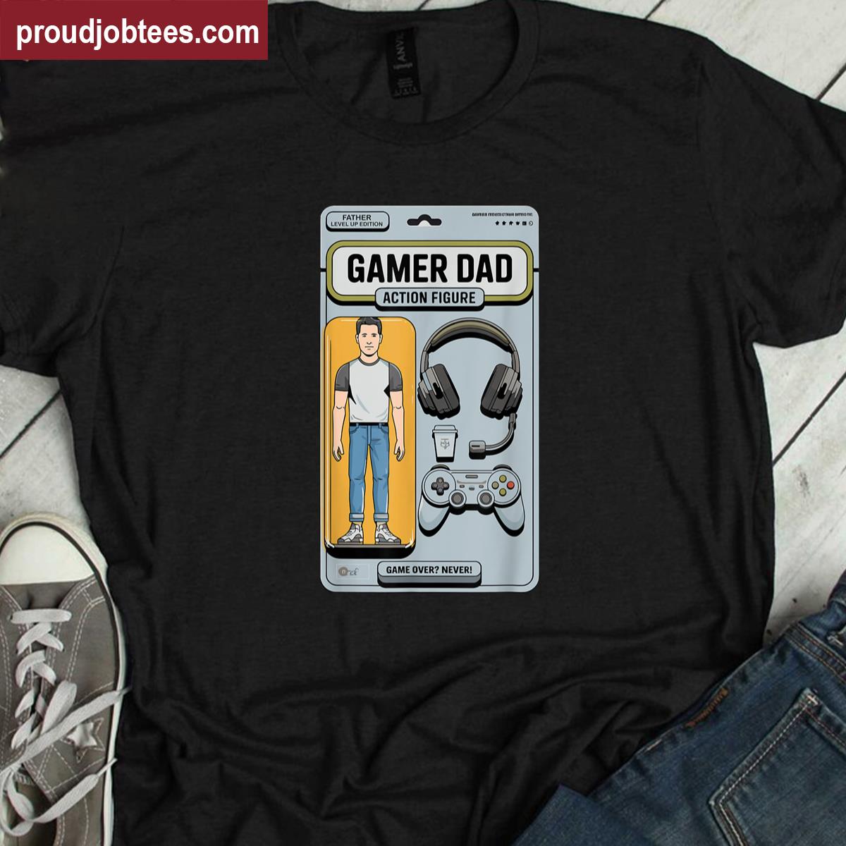 Gamer Dad Parody Shirt