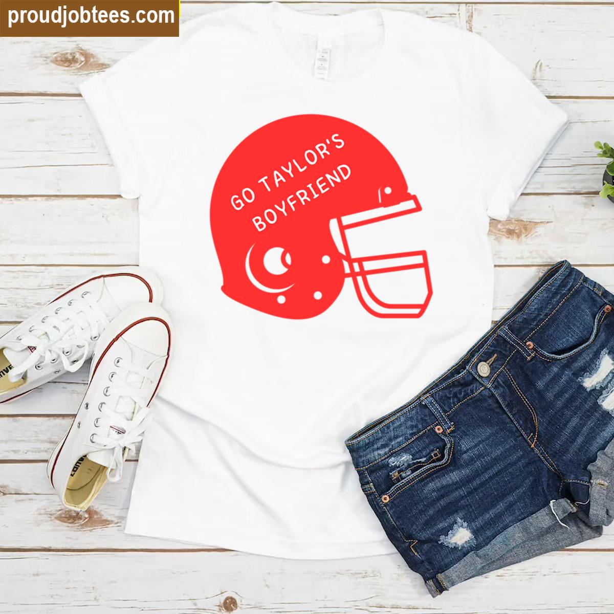 Go Taylors Boyfriend Helmet Style Shirt