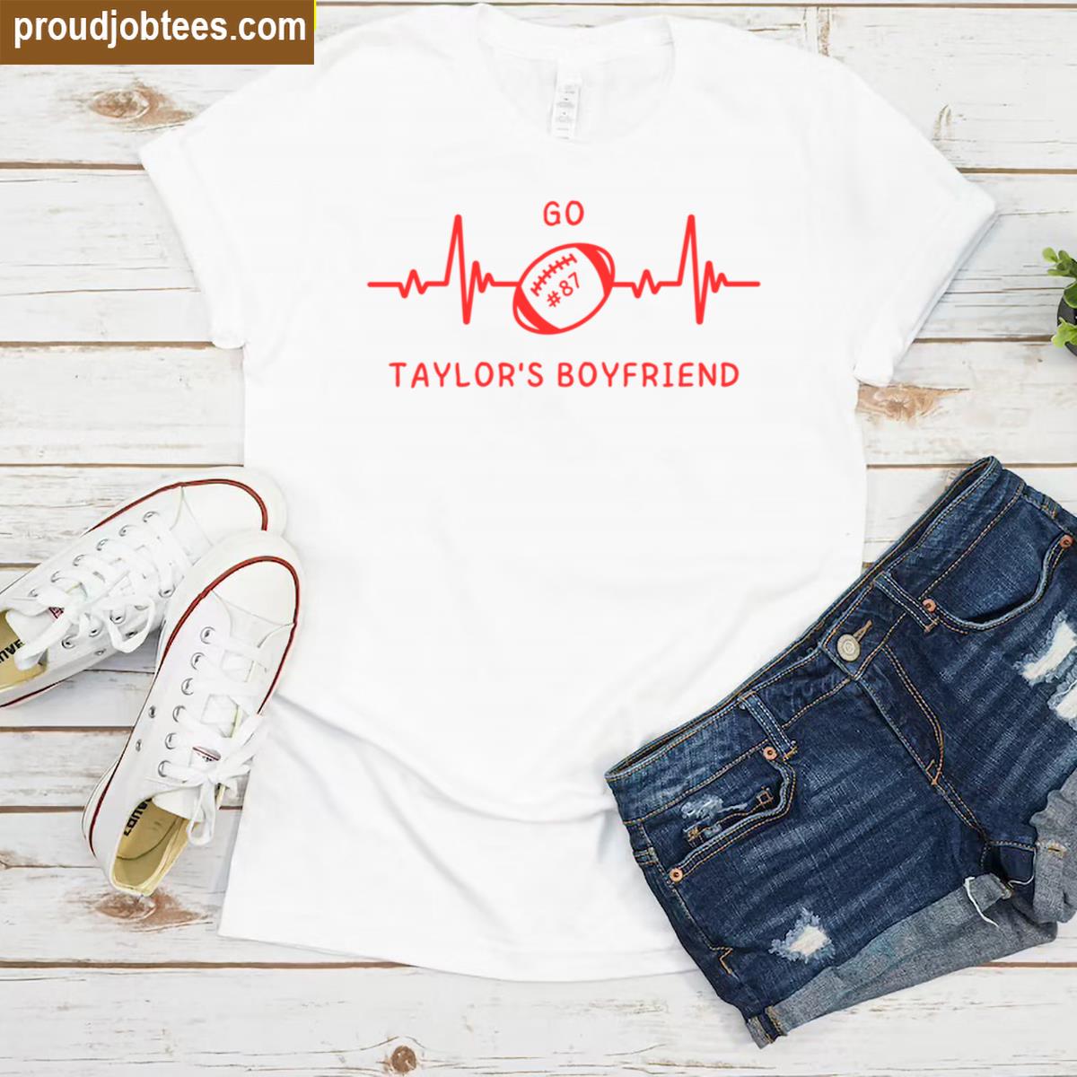 Go Taylors Boyfriend Style Tee Shirt