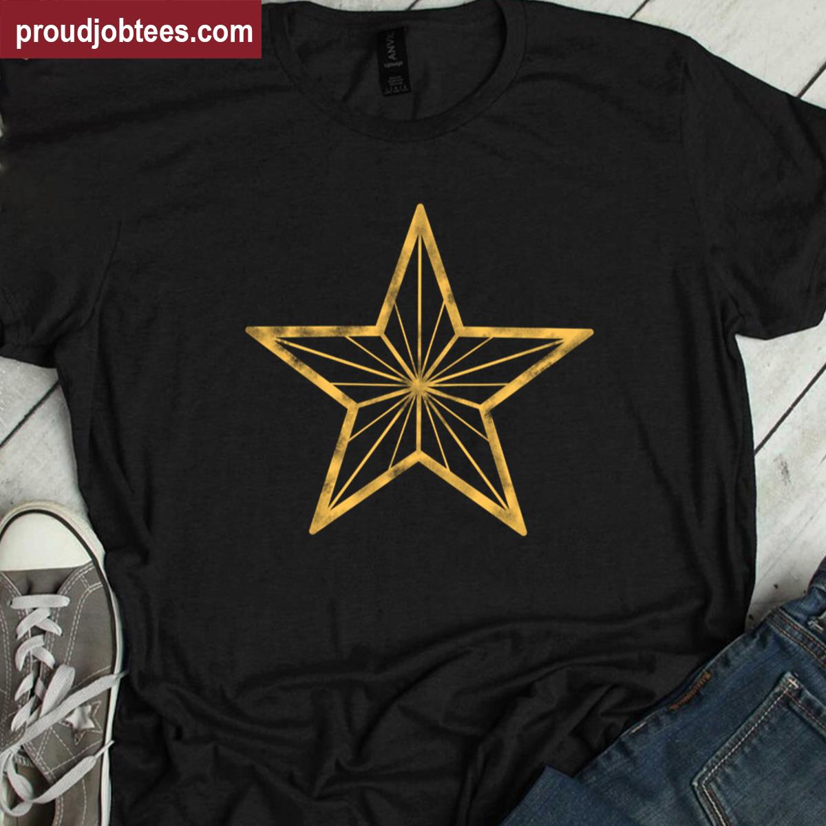 Gold Star Design Apparel Shirt