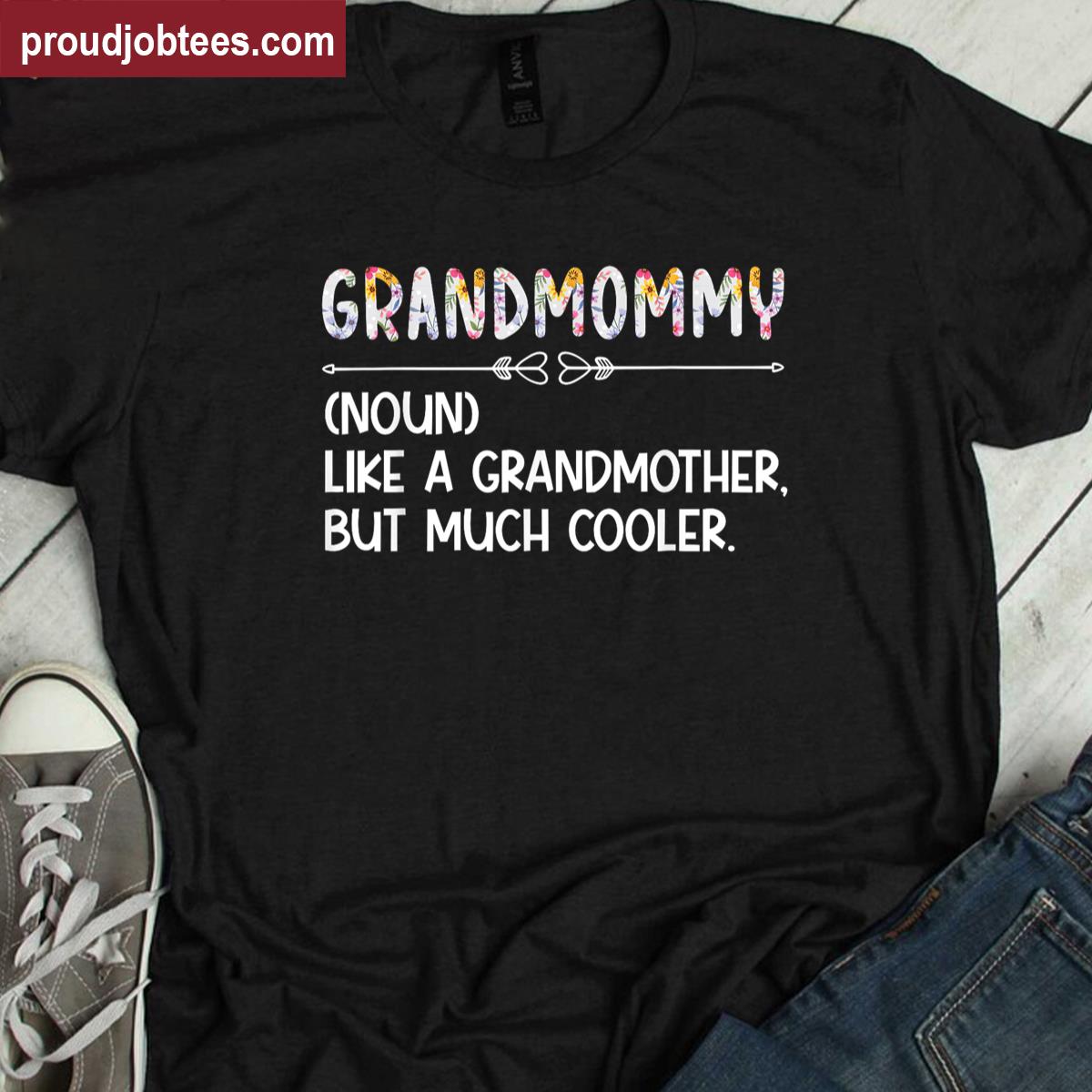Grandmommy Love Design Tee Shirt