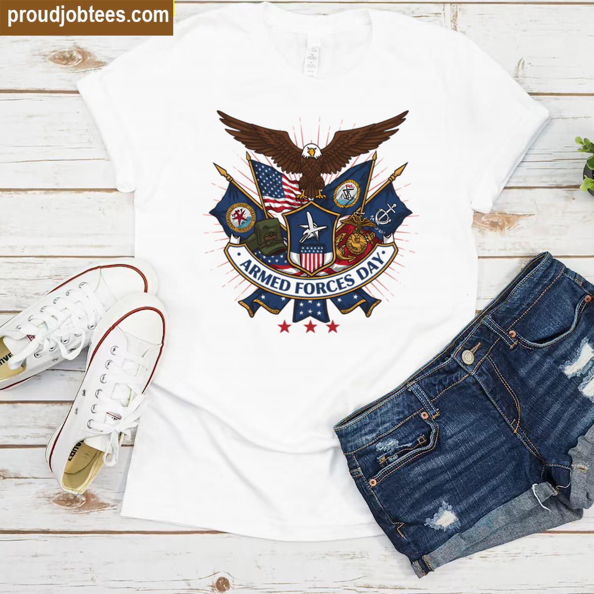 Happy Armed Forces Day Tee Shirt