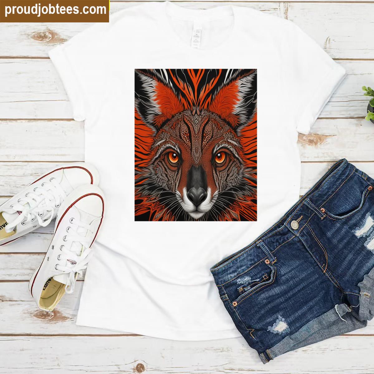 Hopper Red Kangaroo Graphic Tee Shirt