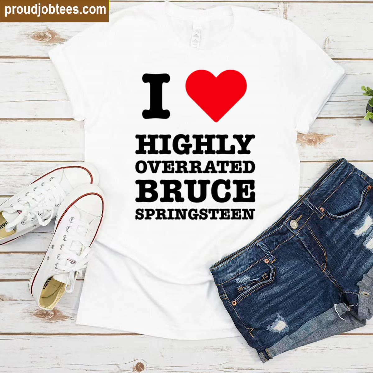 I Love Trump Humor Graphic Tee Shirt