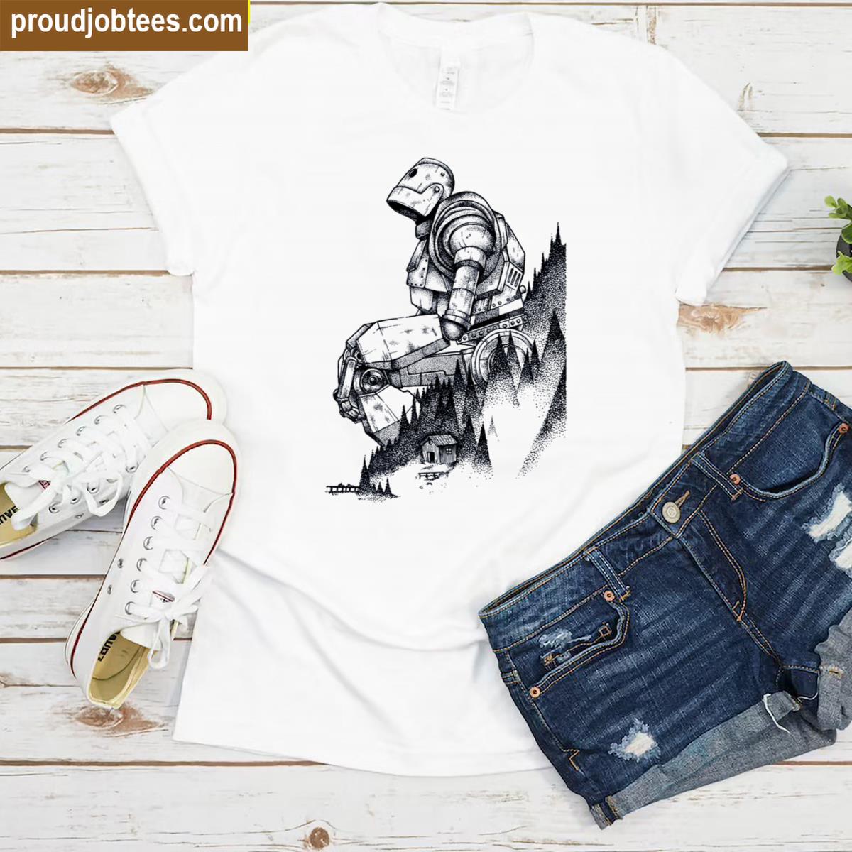 Iron Giant Cartoon Tee Shirt