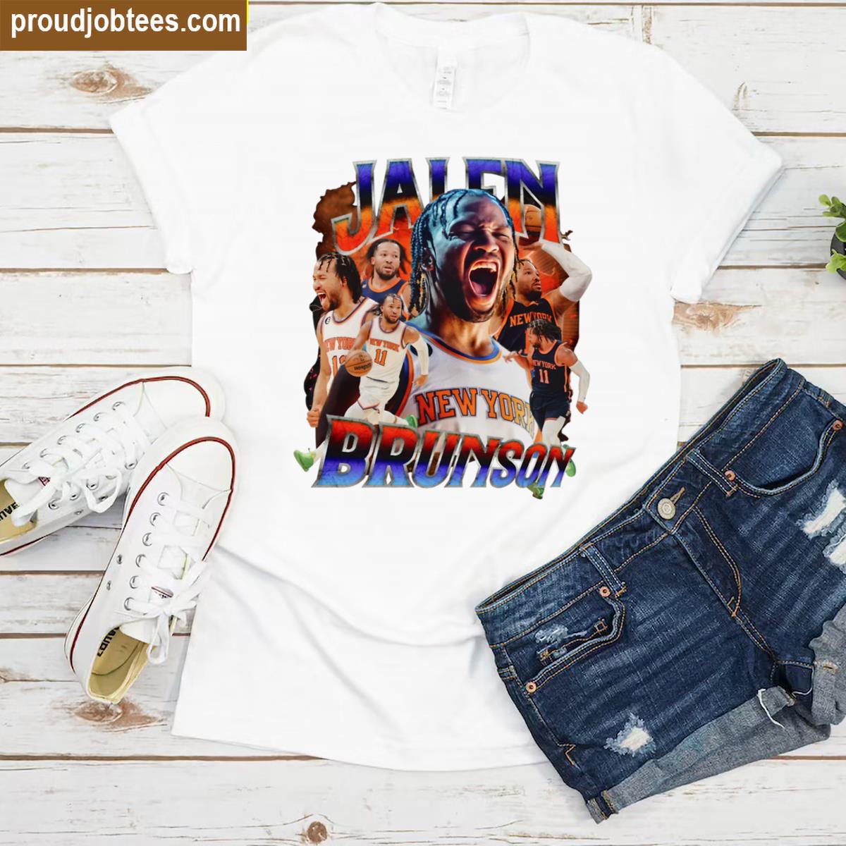 Jalen Brunson Retro Hoop Shirt
