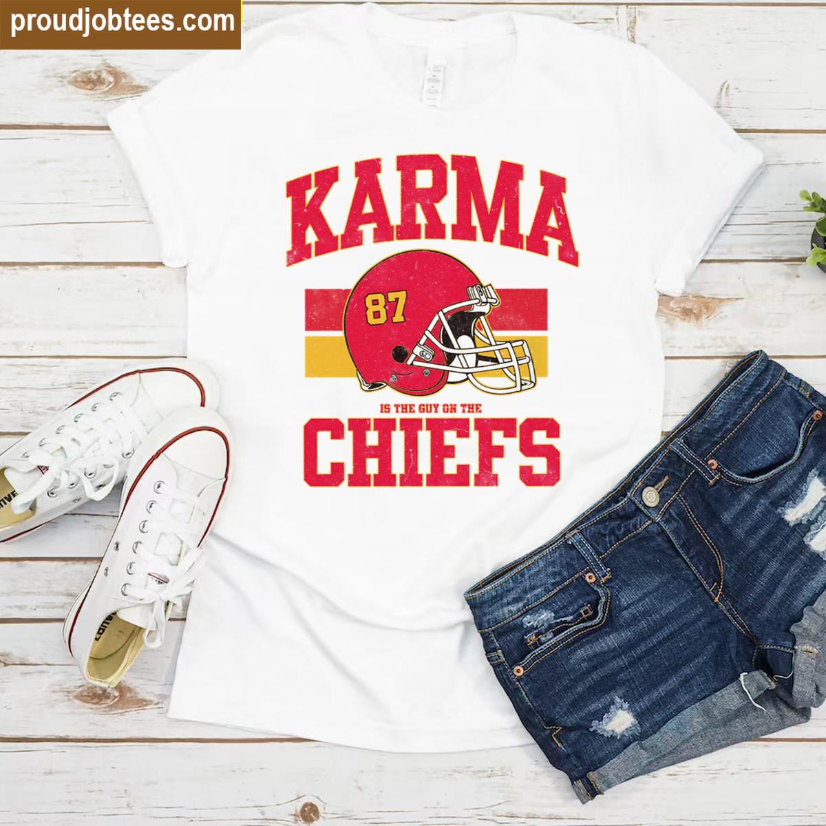 Karma Chiefs Boyfriend Tee Shirt