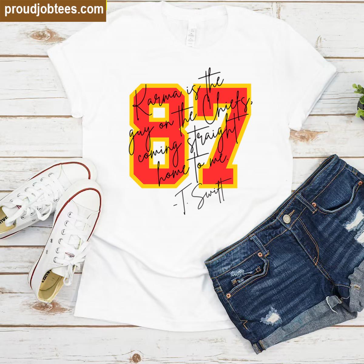 Karma Oversized Tee Chiefs Stylish Shirt