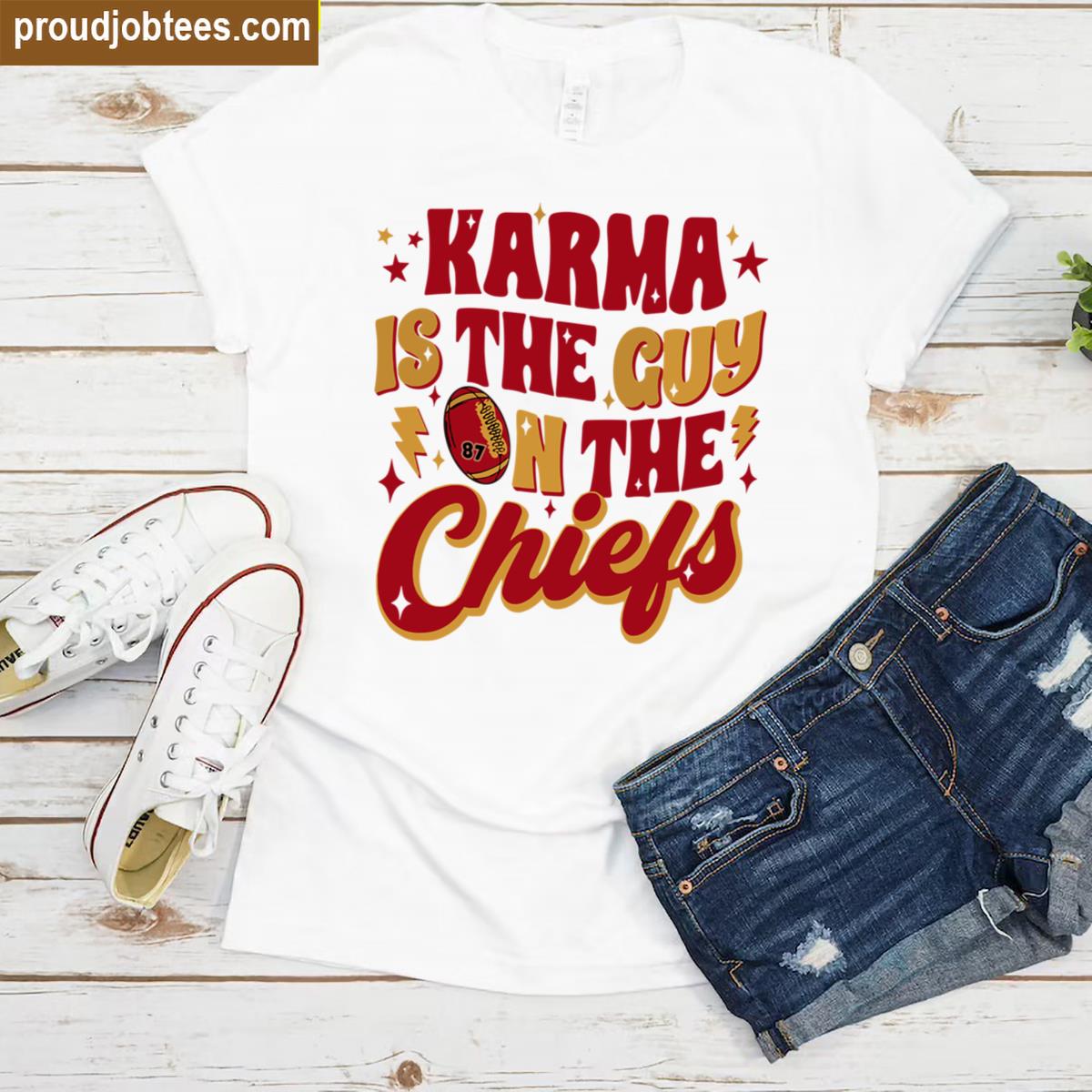 Karma Tee Chiefs Graphic Design Shirt