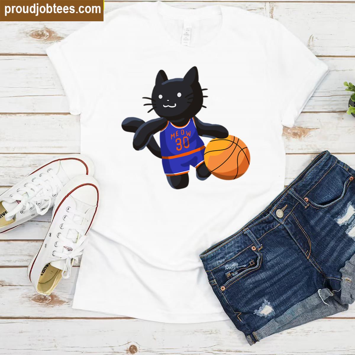 Knicks Cat Nba Apparel Shirt
