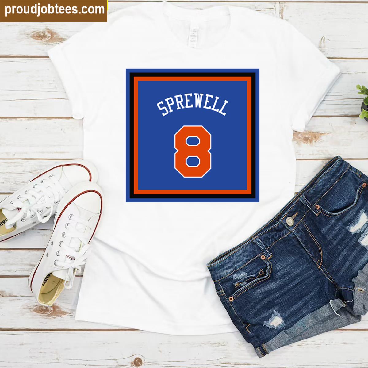Latrell Sprewell New York Tee Shirt