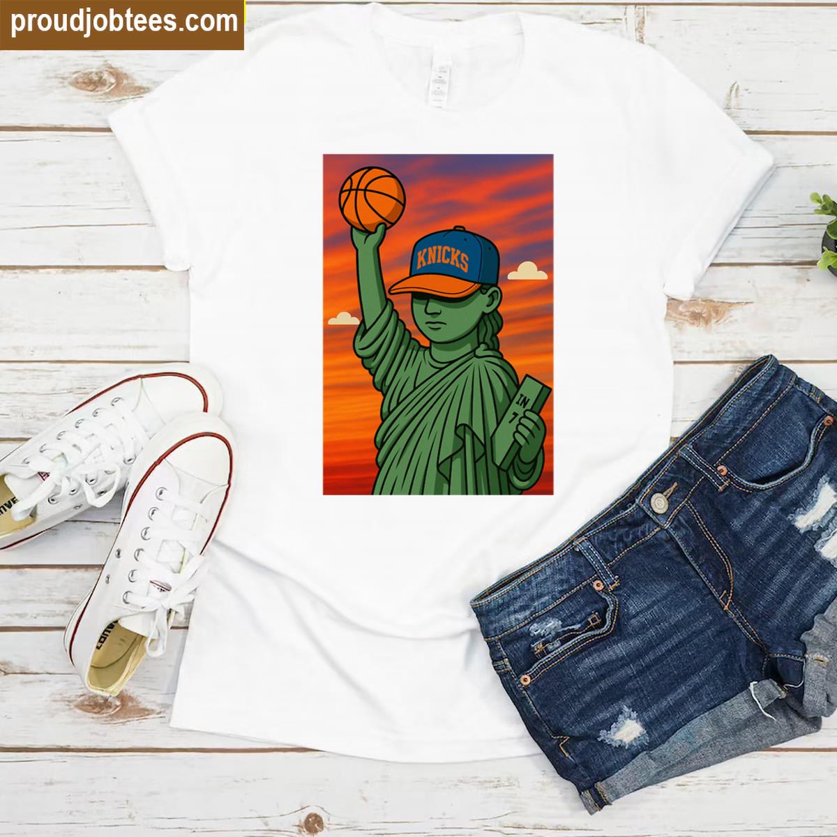 Liberty Knicks Sports Apparel Shirt