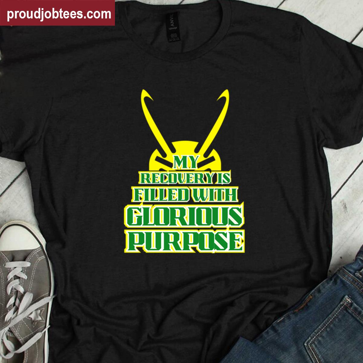 Oversized Glorious Recovery Tee Shirt