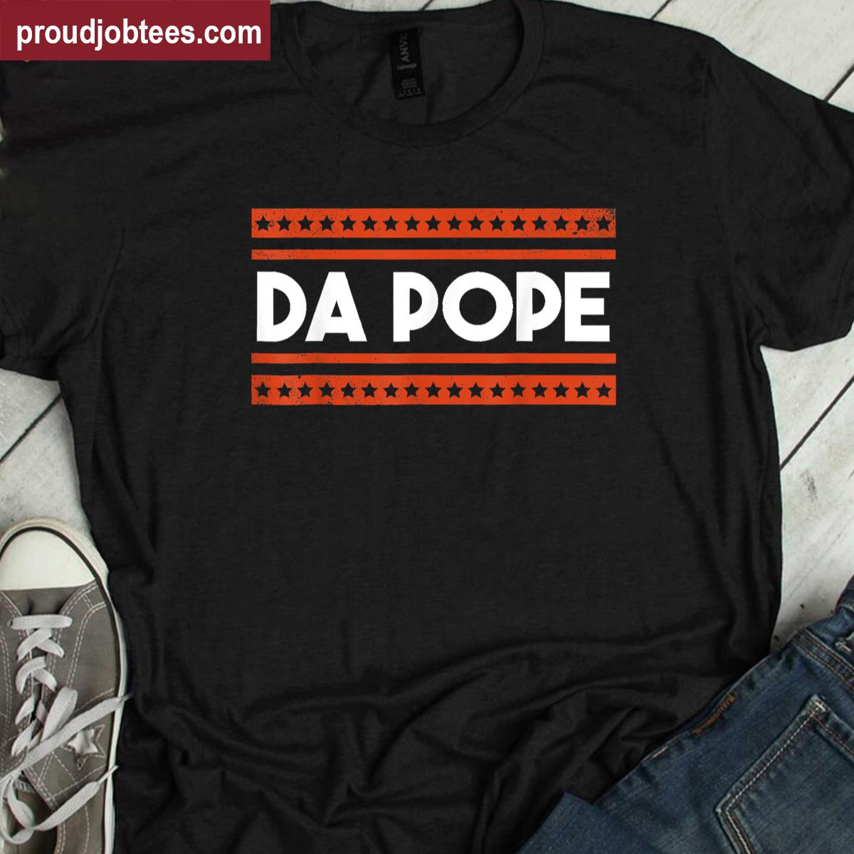 Pope Humor Chicago Graphic Tee Shirt