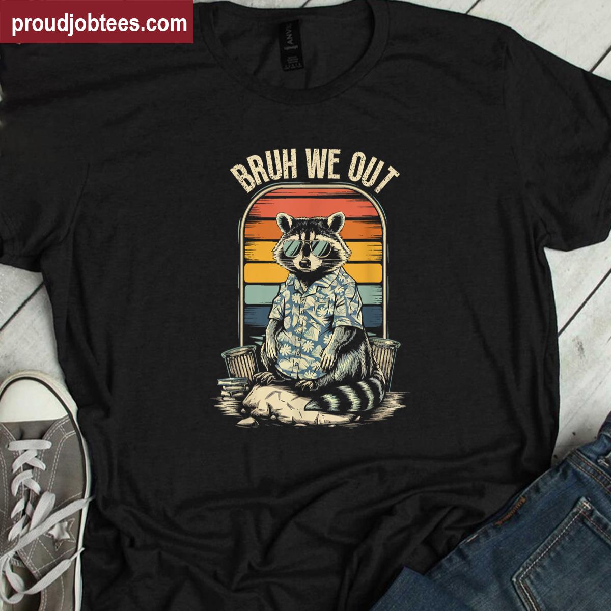 Raccoon Boys Class 2025 Tee Shirt