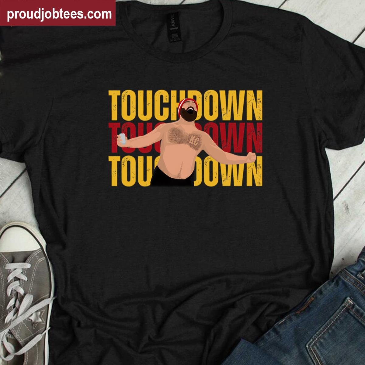 Taylors Boyfriend Chiefs Touchdown Tee Shirt
